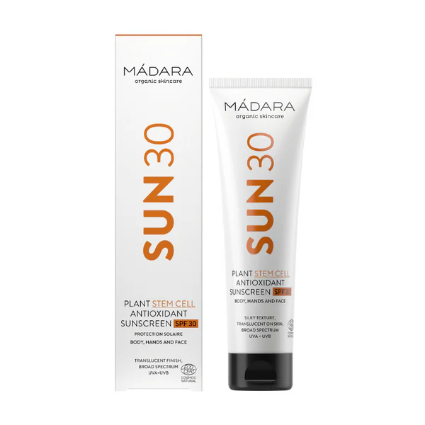 Mádara Crème solaire visage et corps antioxydante SPF30 100ml