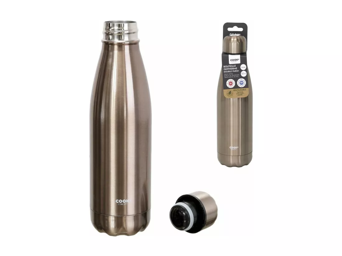 Bouteille de transport isotherme - 50CL - Beige