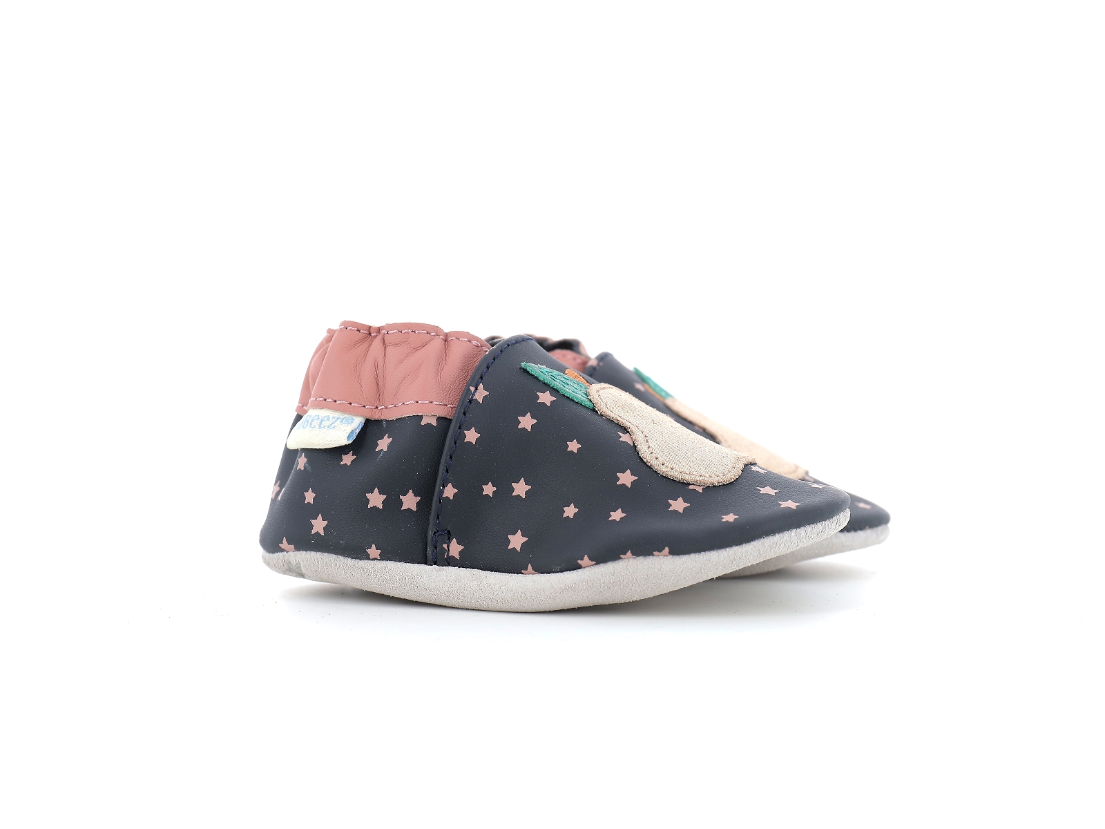 Robeez-GOLDPEAR Cuir Marine