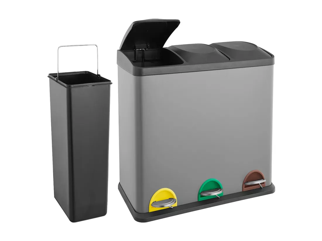 Poubelle de recyclage 45L