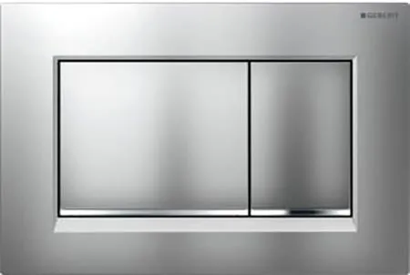 Geberit 115.883.JQ.1, Skylleplade, Rød, Krom, Geberit, 246 mm, 12 mm, 164 mm