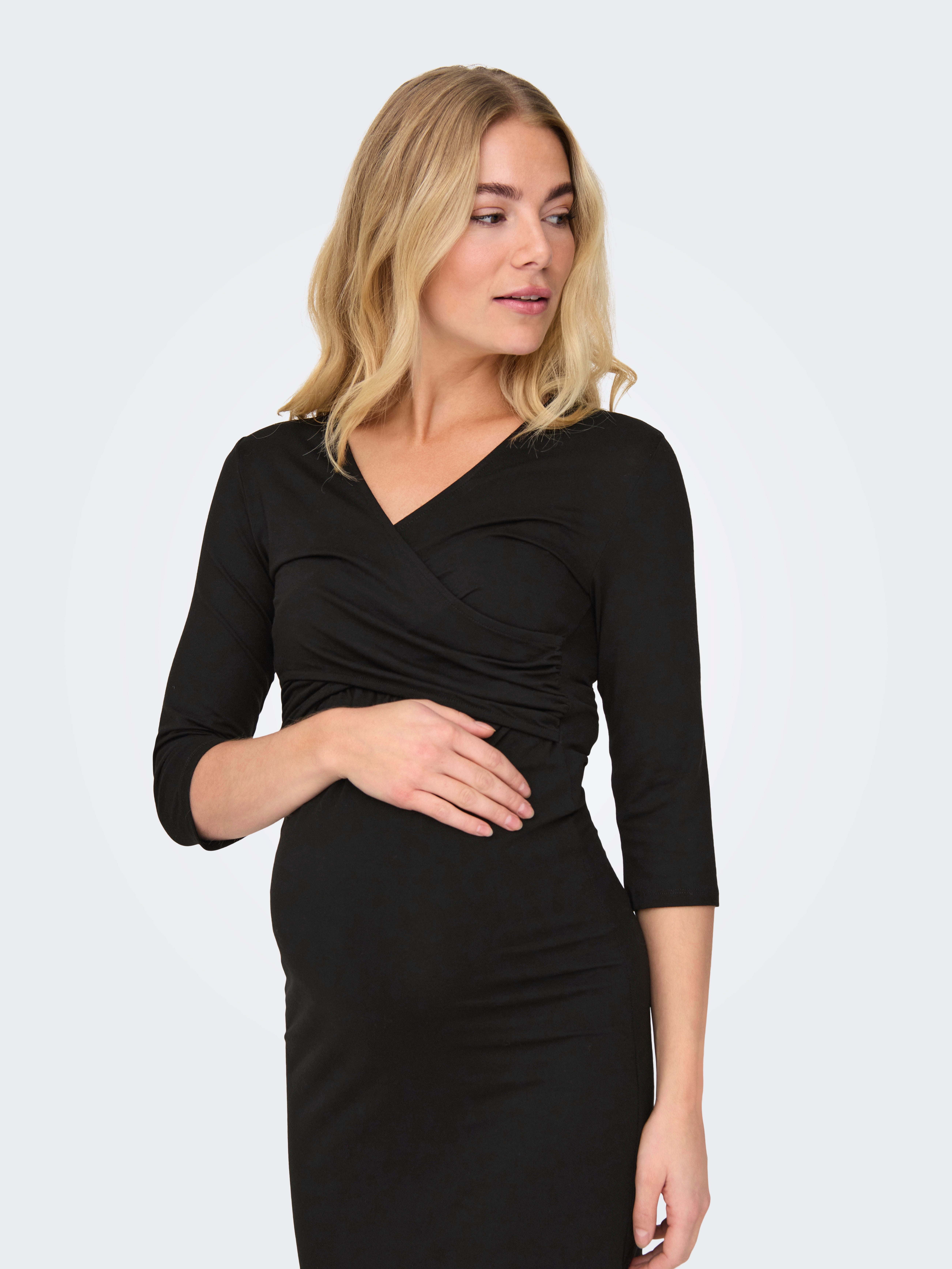OLMLISA Midikleid Black