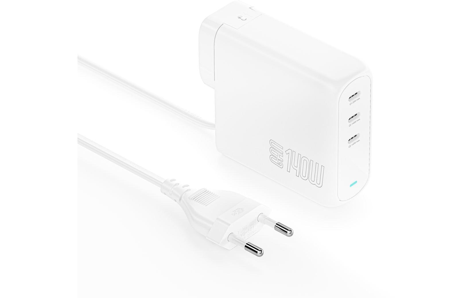 USB-Wandladegerät Flex Pro 140 WLeistungsstarkes Ladegerät mit drei Schnellladeanschlüssen