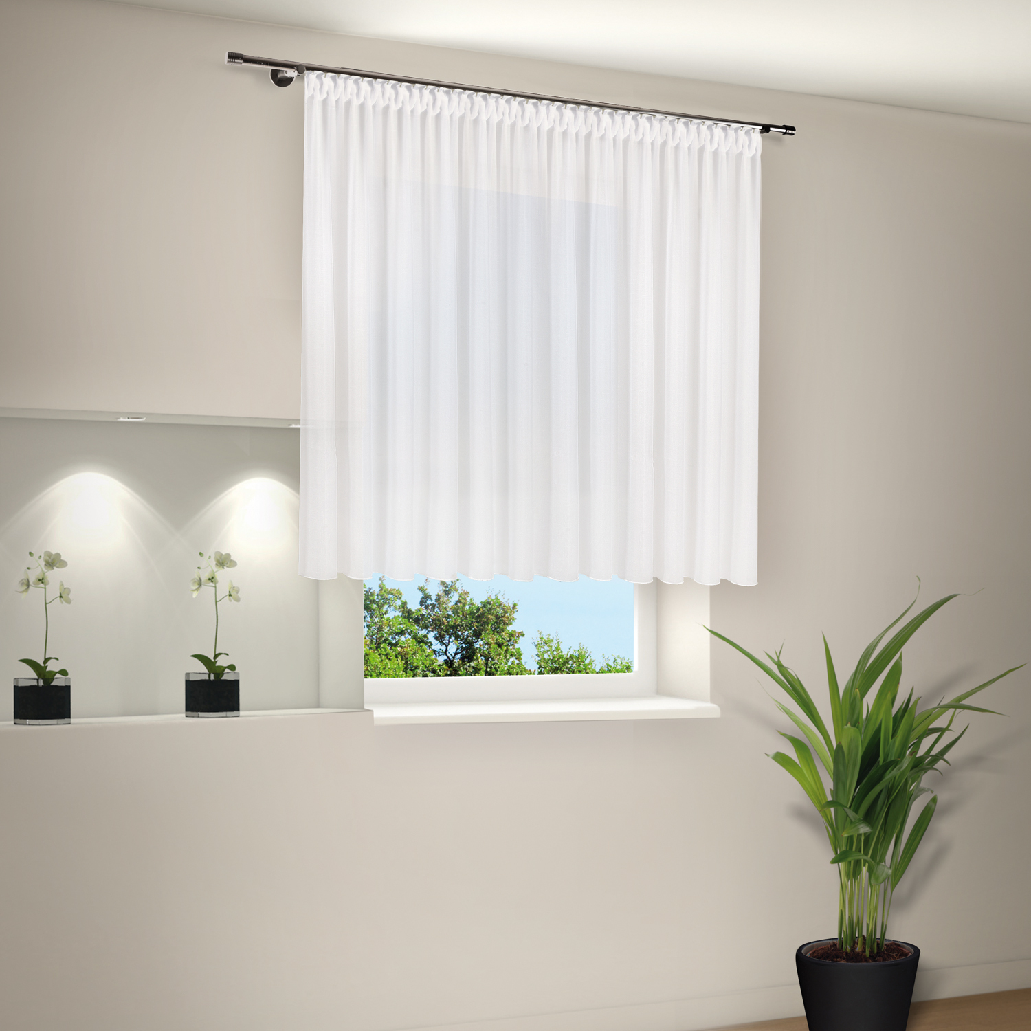 Store - weiß - 450x150 cm