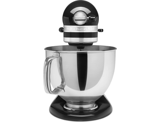 KITCHENAID - Robot culinaire Artisan 4,8L 5KSM175 Noir + Tranchoir/Râpe OFFERT