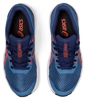 Chaussures Running Asics Contend 8 GS Bleu Orange Enfant