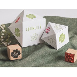 Set de tampons 'Chance', dans une boîte transparente