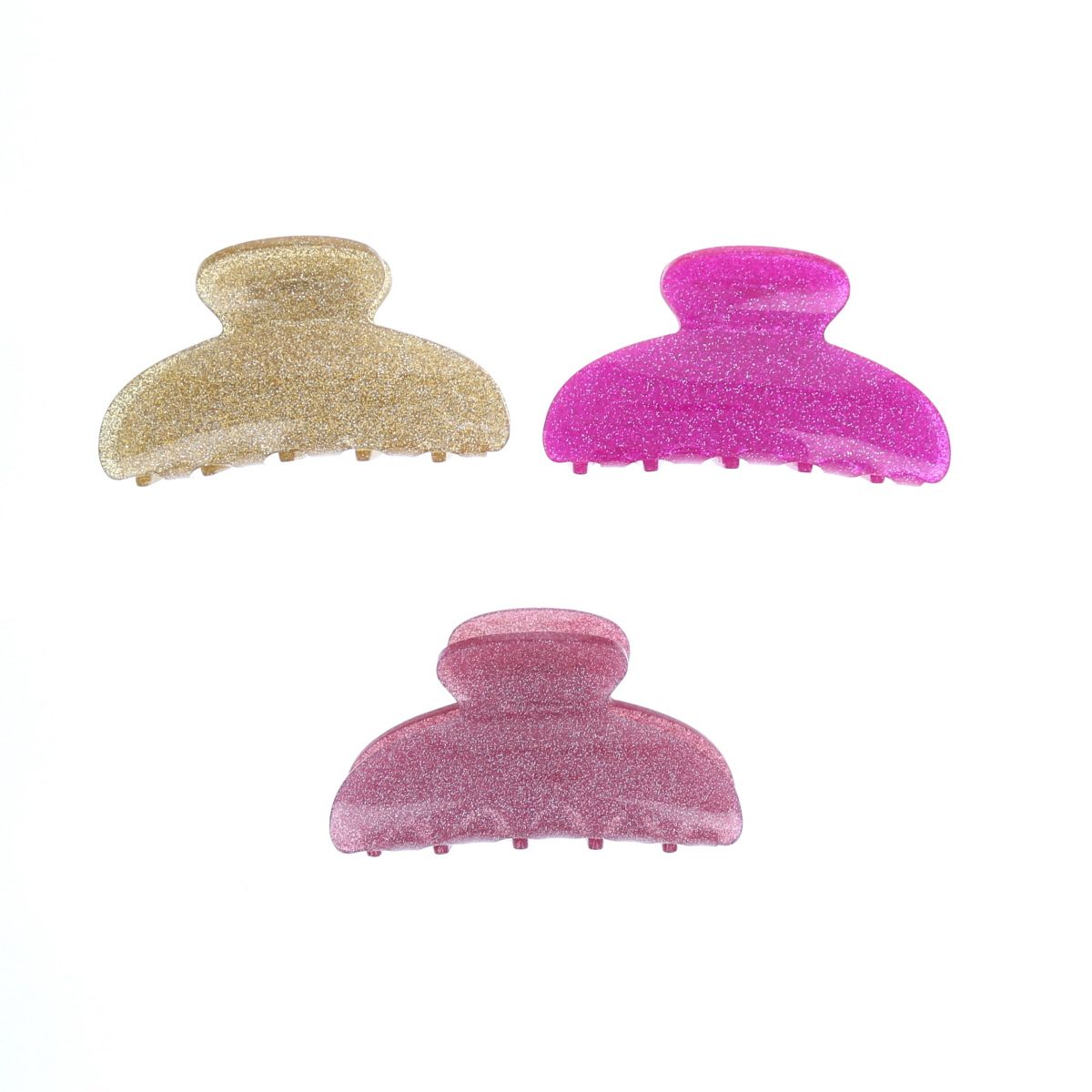 Pince à cheveux crabe dorée - grande Roodoudou