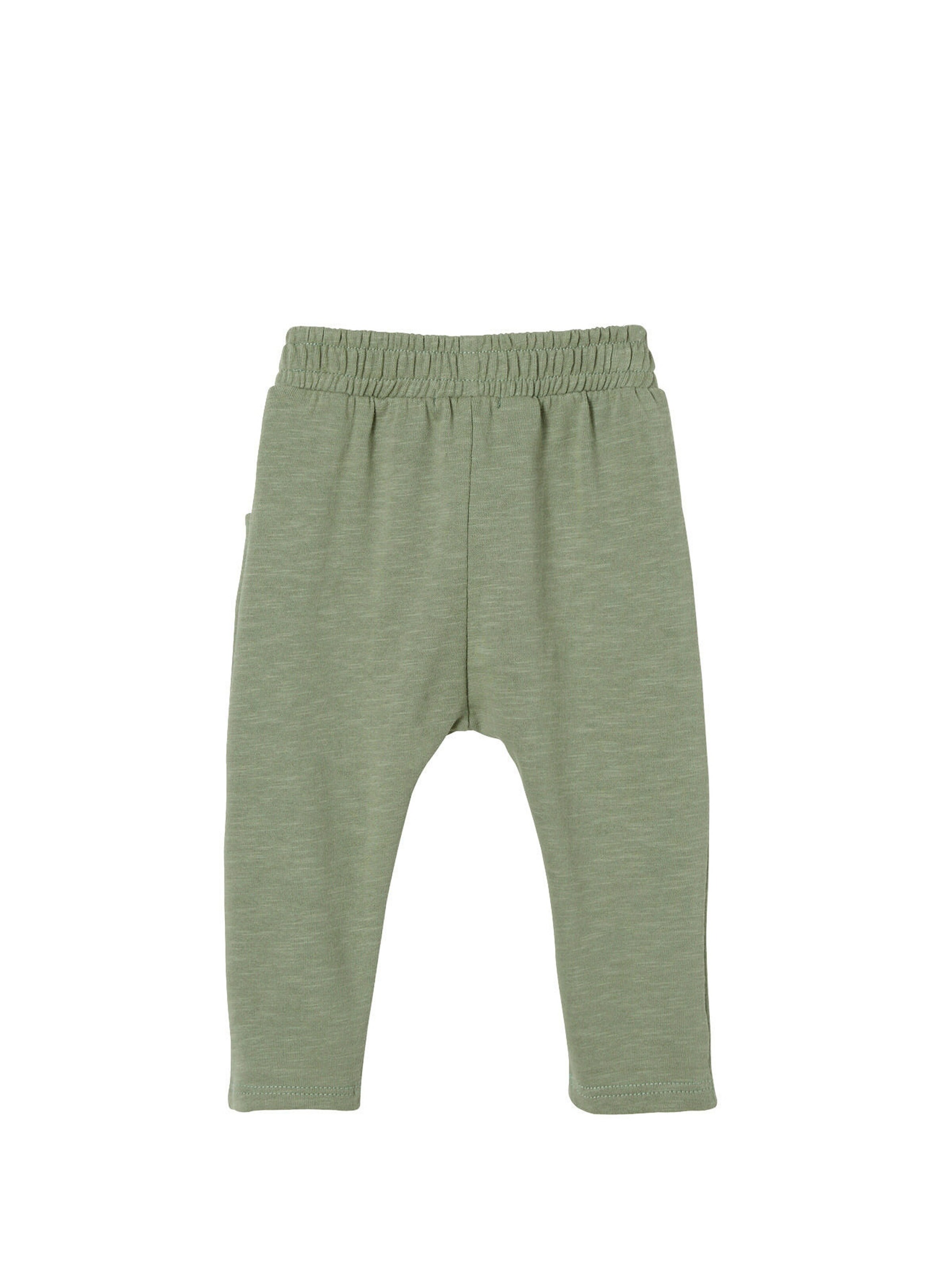 Vertbaudet Sweathose für Jungen Baby BASIC graugrün