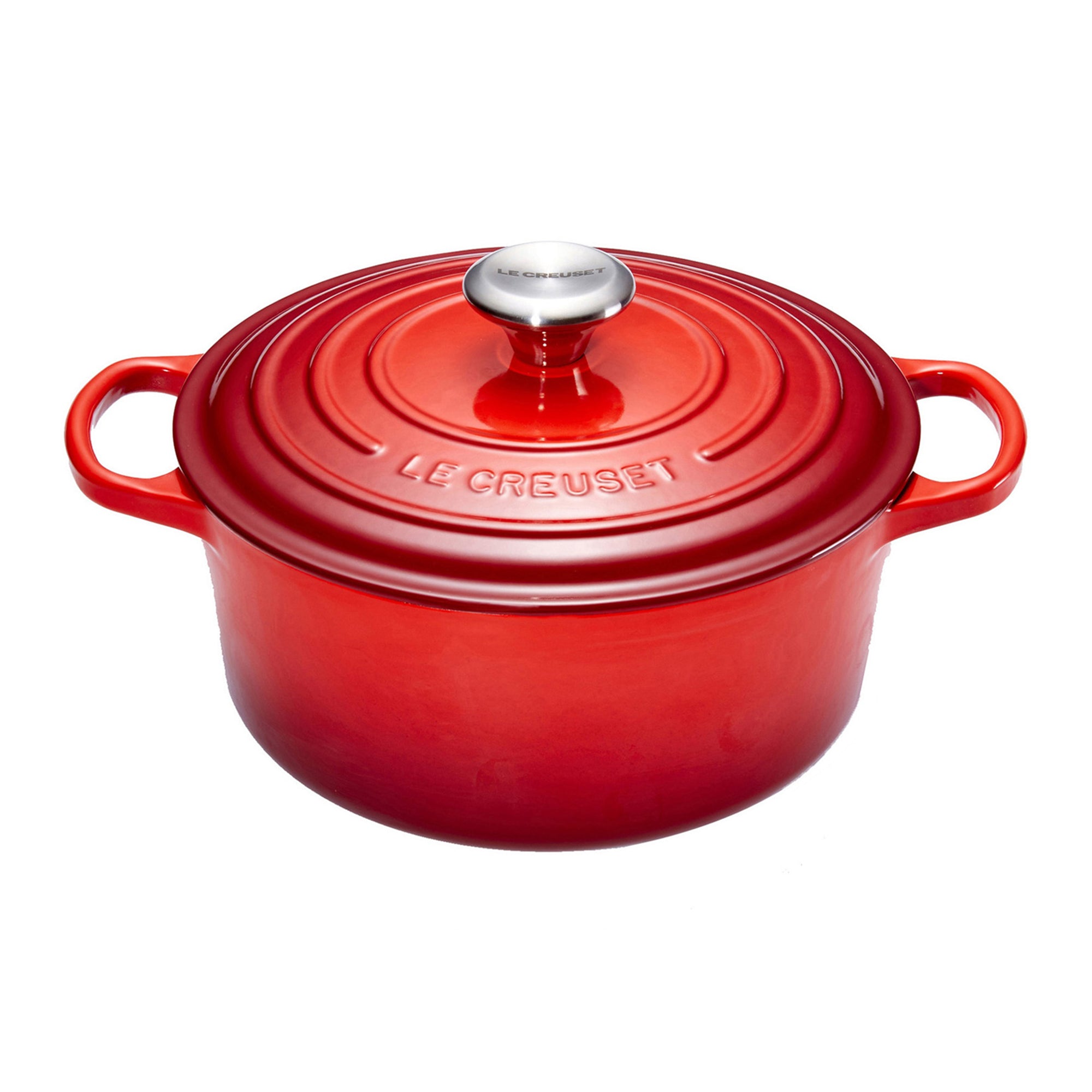 Le Creuset Signature Braadpan Ã 24 cm - Kersenrood