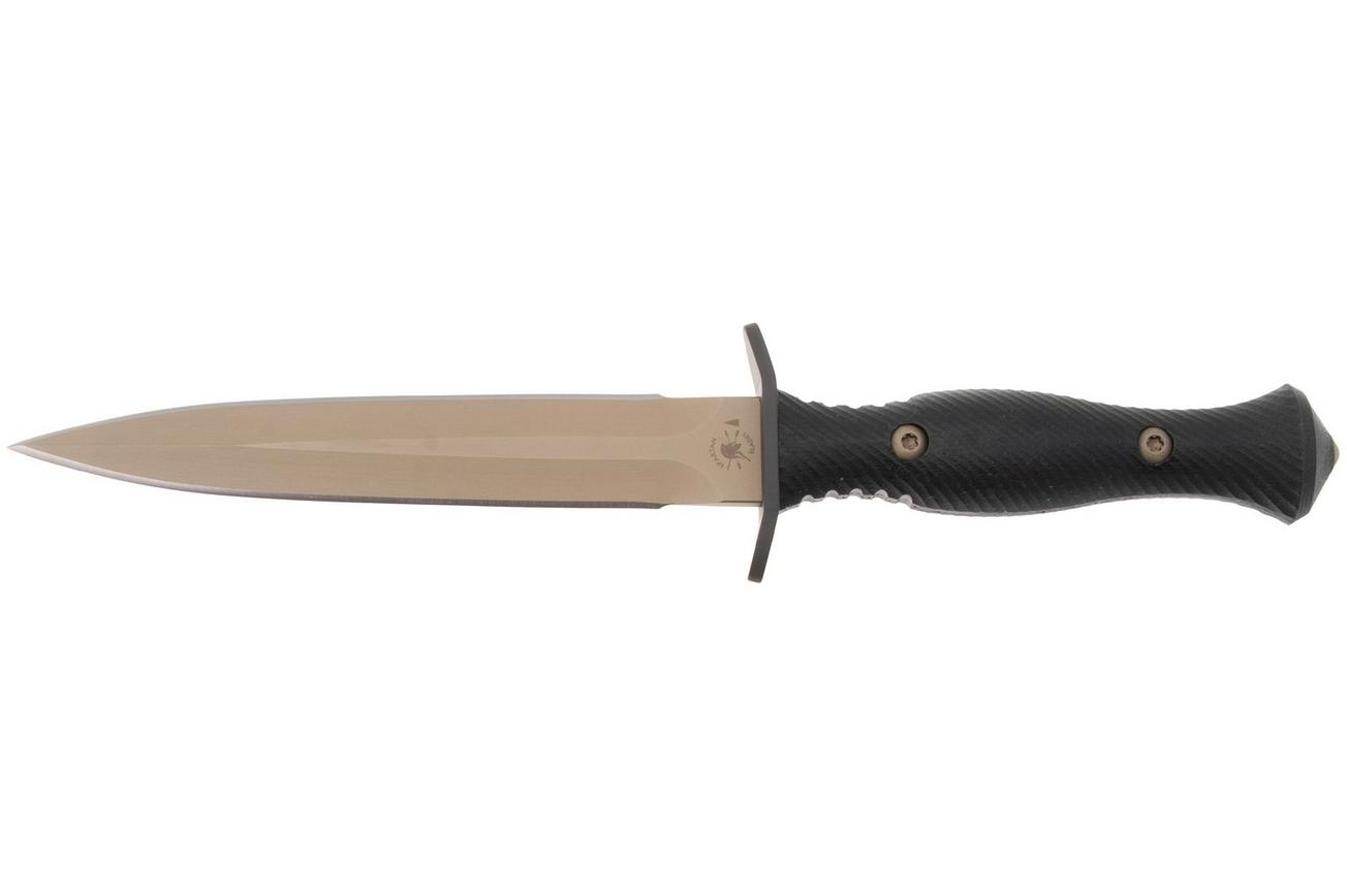 Spartan Blades Harsey Dagger SB49DEBKKYTN Flat Dark Earth, Black Micarta, dolk, kydex schede
