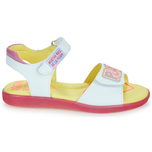 Agatha Ruiz de la Prada - SANDALIA PLAY - Blanc / Rose