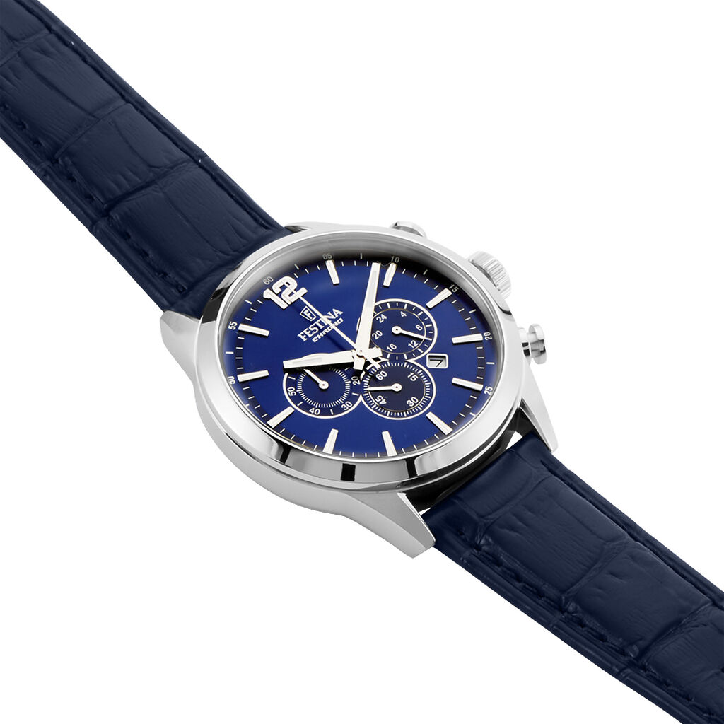 Montre Festina Timeless Chronograph Bleu