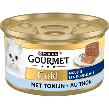 Gourmet Gold Mousse Kattenvoer nat met Tonijn