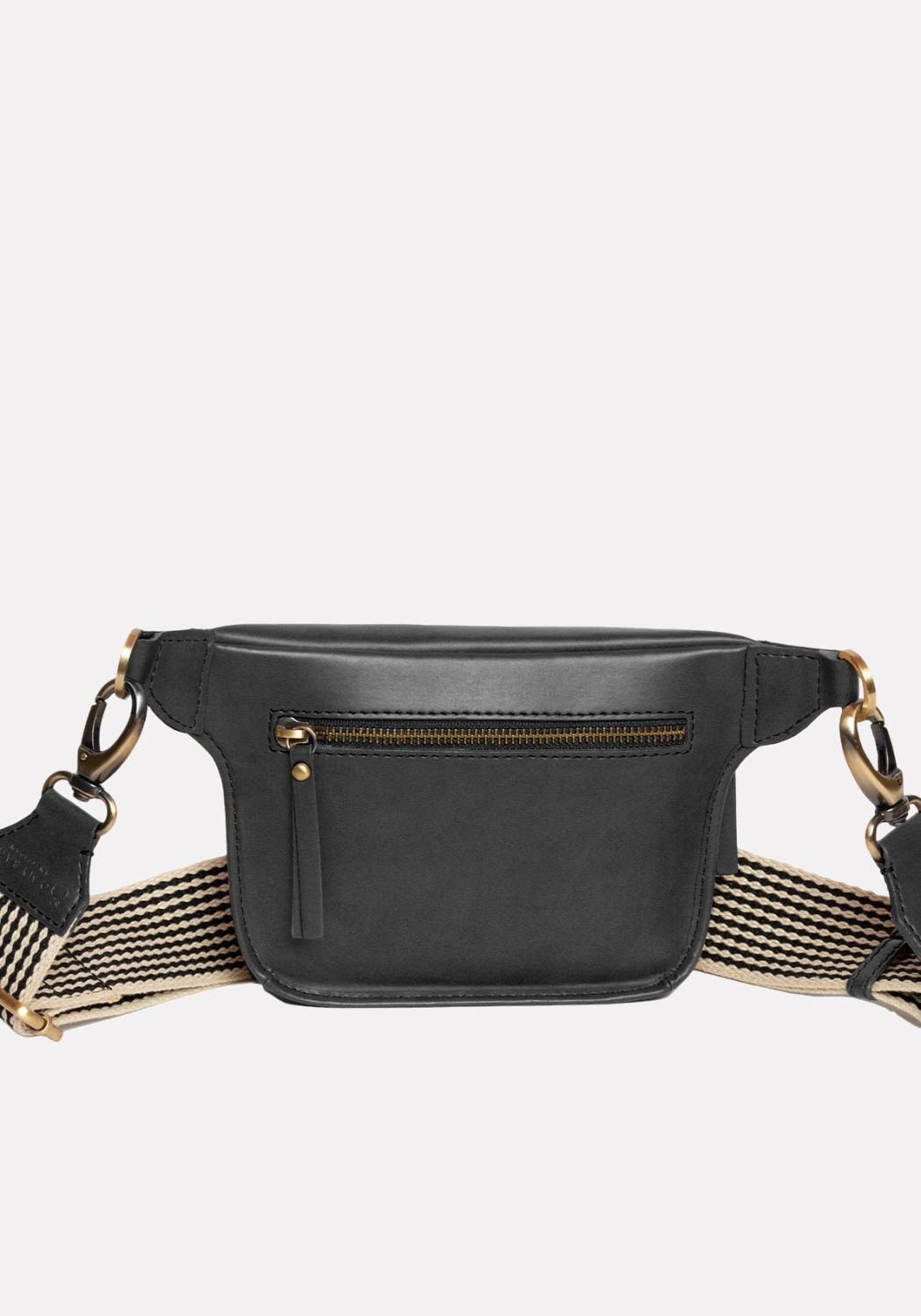 O My Bag Hip Bag Beck's Bum Bag Apple Leather Black