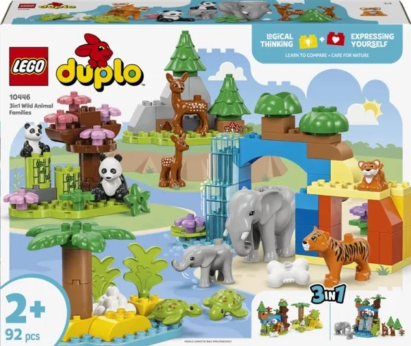 LEGO Duplo 10446 3-i-1 vilde dyrefamilier