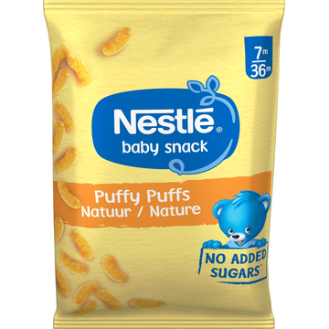 Nestle Baby Snack Puffy Puffs Natuur 7m-36m 28 g