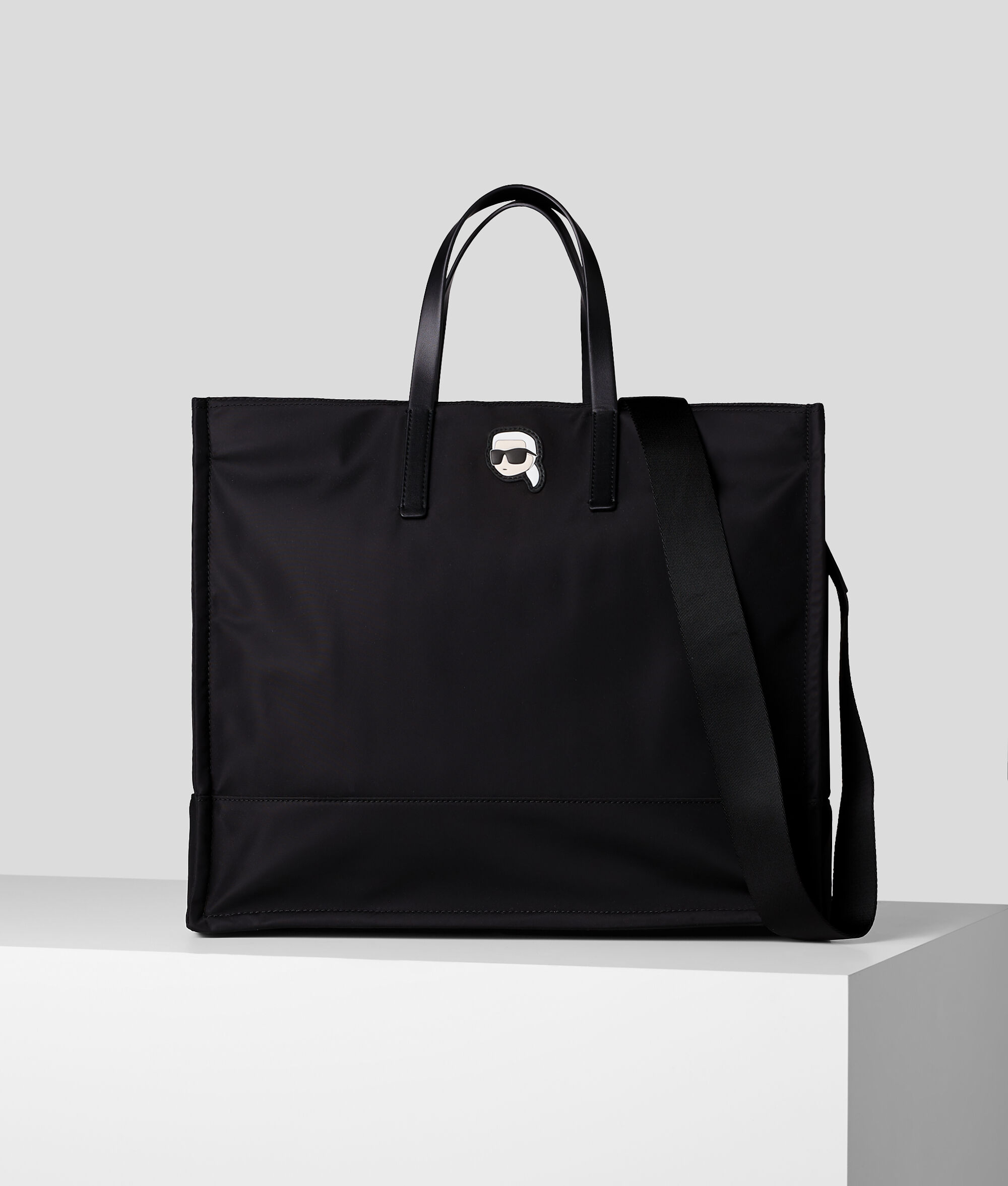 CABAS EN NYLON EST-OUEST K/IKONIK