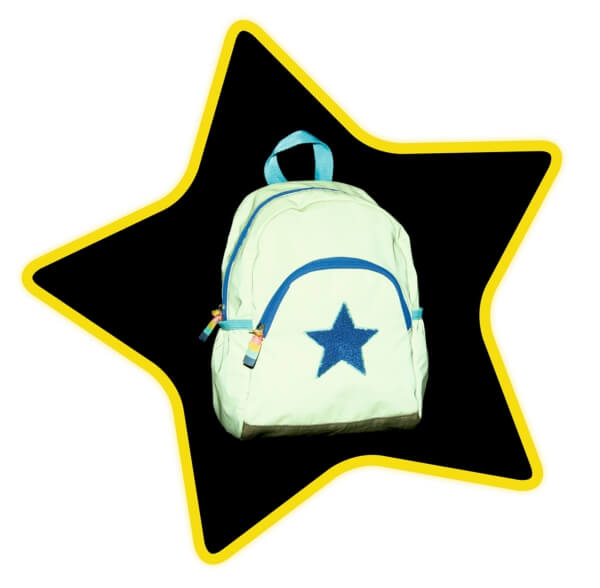 Die Spiegelburg 14832 Rucksack Glühwürmchen, ca. 22x29x12 cm, olivgrün