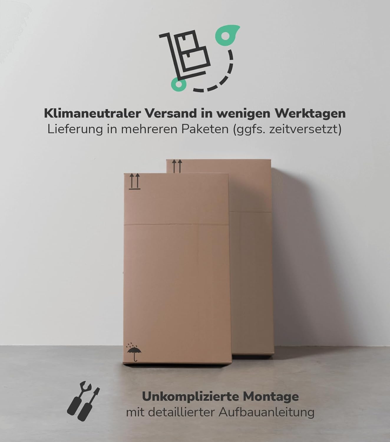 mokebo Kommode mit 5 Schubladen in Weiß aus Holz 'Die Stilvolle', Highboard, Anrichte, Sideboard aus Holz mit 80x117x40cm (B/H/T), Nachttisch, Schubladenschrank für Schlafzimmer, Flur & Kinderzimmer