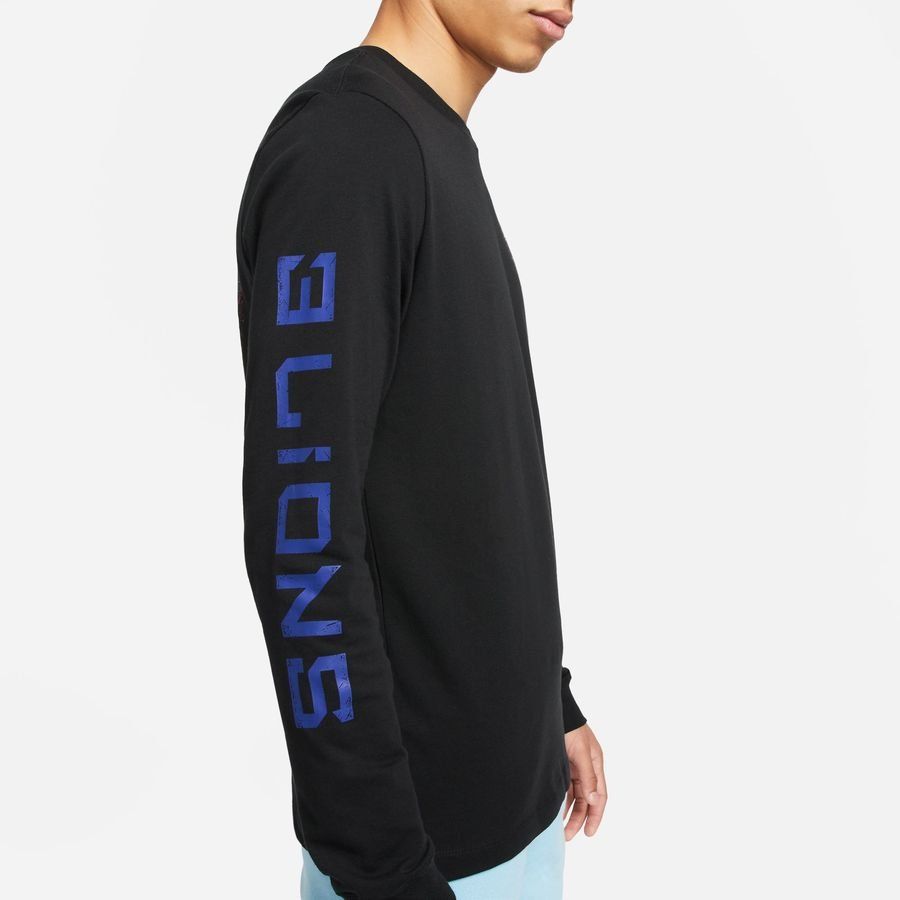 Angleterre T-Shirt Premium Manches Longues - Noir