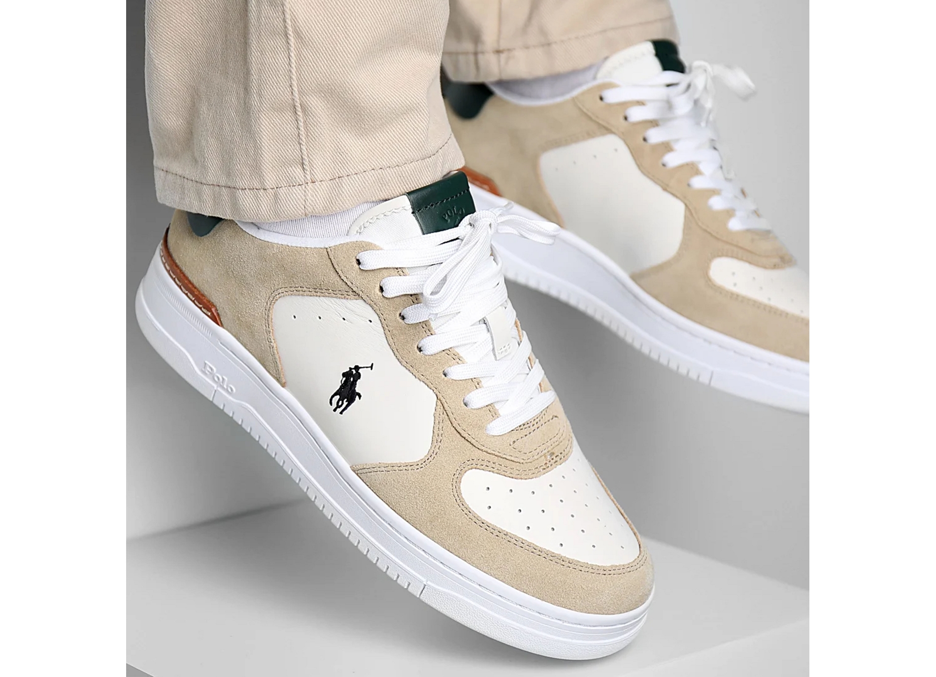 Masters court beige vert
