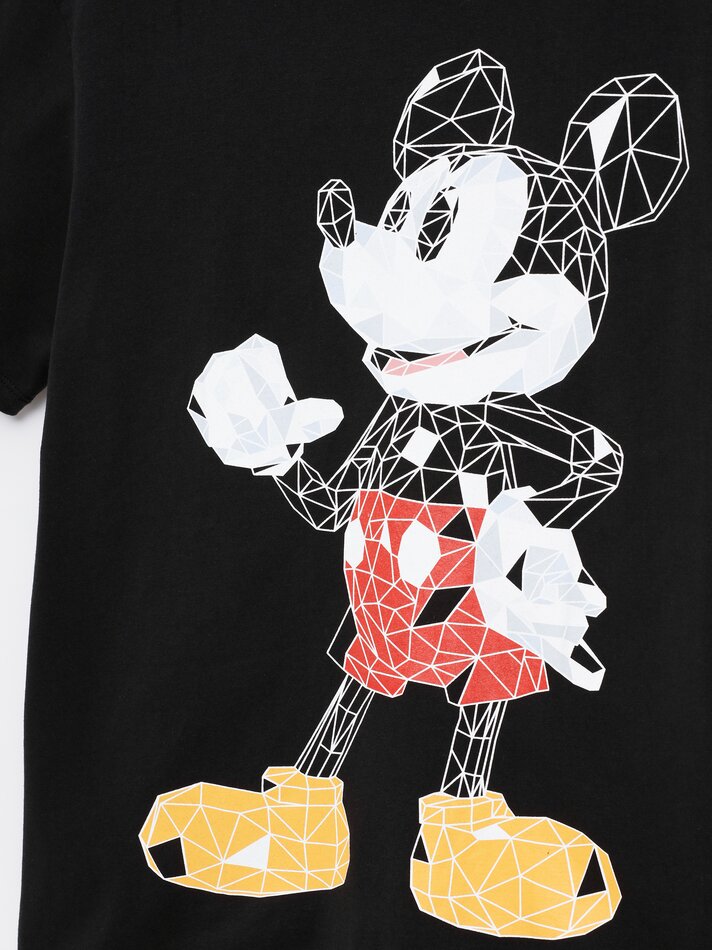 Camiseta Mickey Mouse ©DS maxiprint - Preta