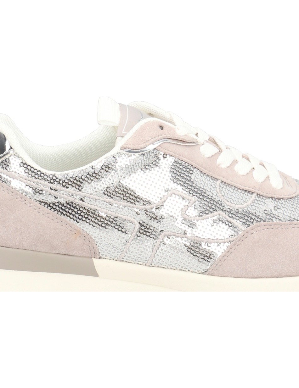 Lederkombination Sneaker