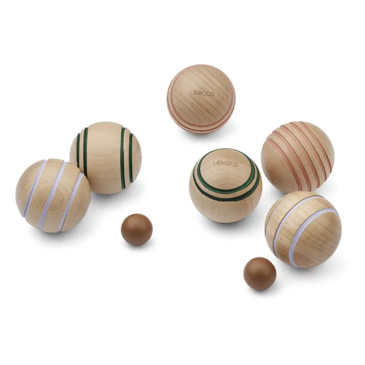 Liewood Jeu de pétanque en bois Sisse | Vert