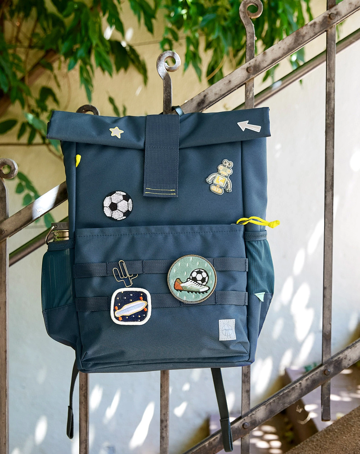 Kinderrucksack ROLLTOP (26,5x15x39) in blau