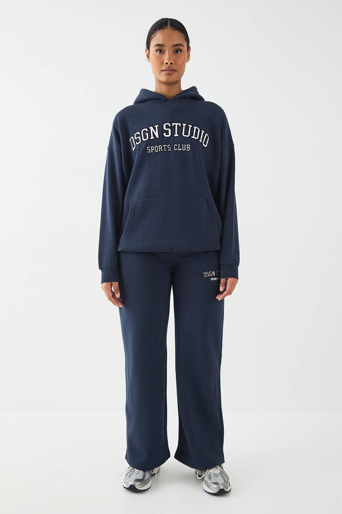 Sweat à Casynthétiqueche Oversize avec Appliqué DSGN Studio