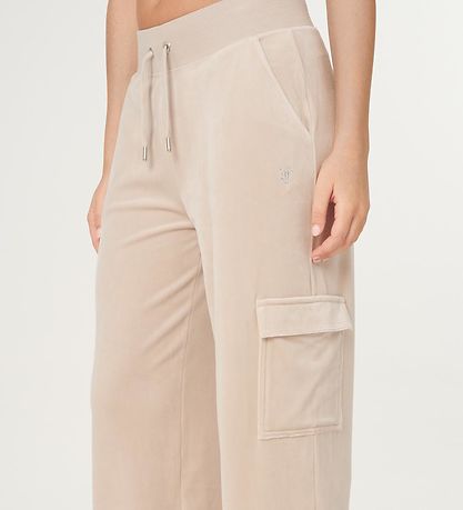 Juicy Couture Velours Hosen - Audree - Brasilianerin Sand