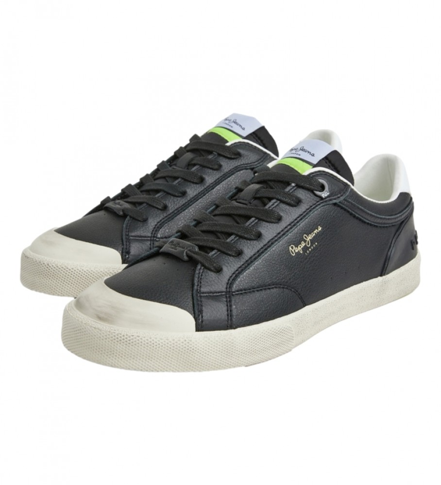 Tênis vintage Pepe Jeans Kenton, tamanho M, azul marinho