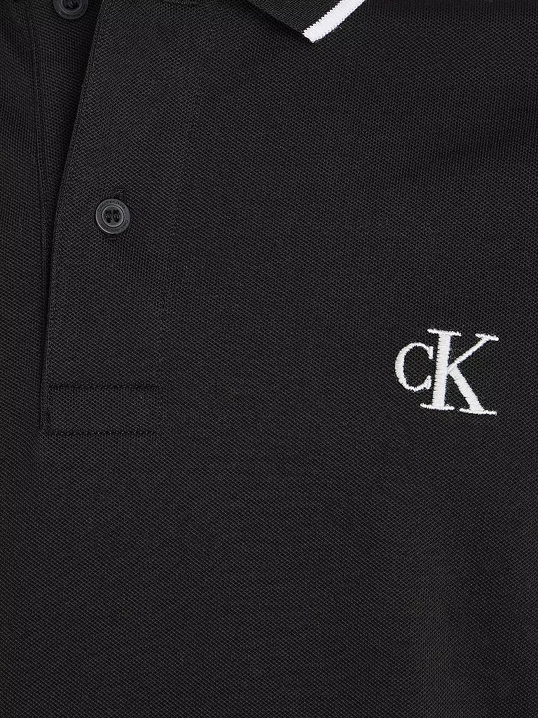 CALVIN KLEIN JEANS Poloshirt schwarz