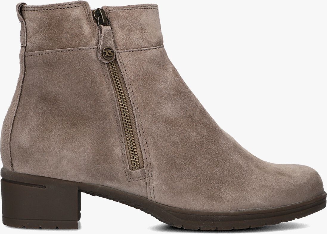 taupe hartjes enkelboots h rits booty