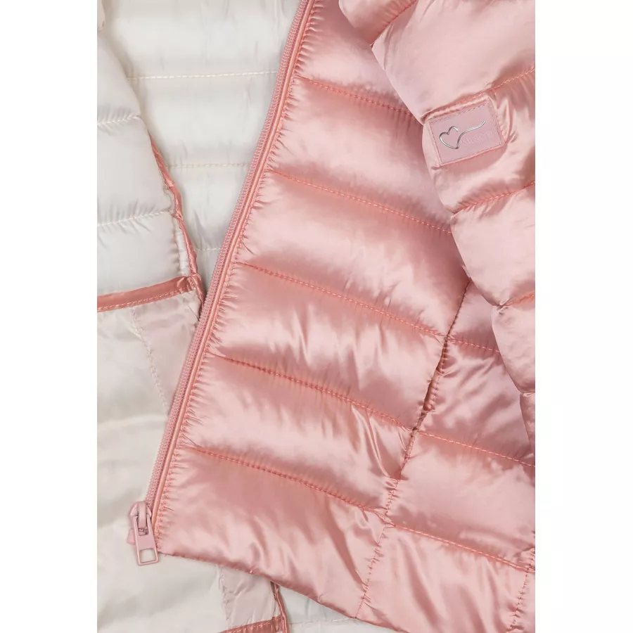 MINOTI Steppjacke mit Kapuze Hellrosa