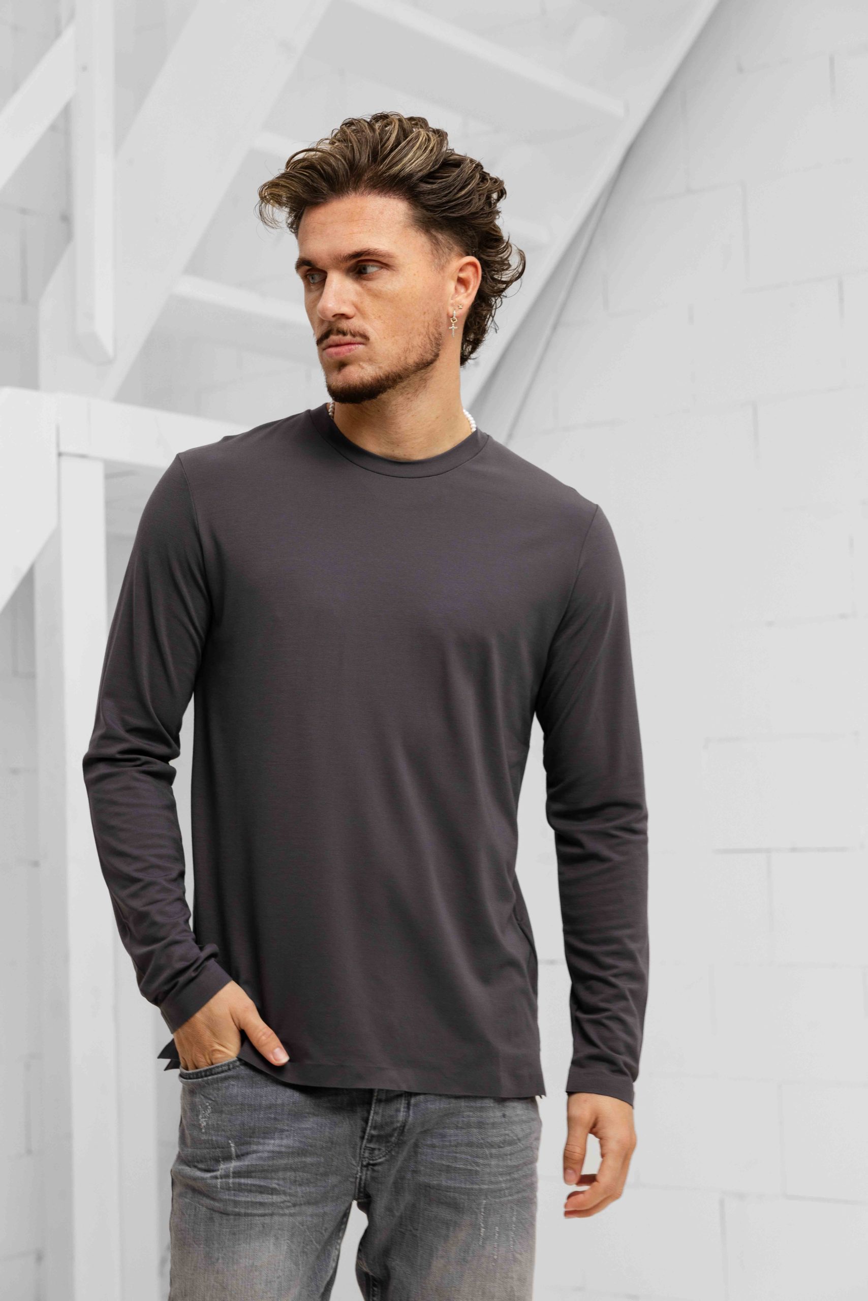 Dadado Bari Sweatshirt Heren Grijs