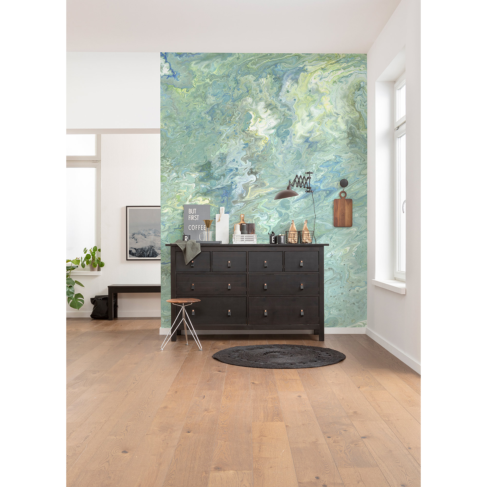Vlies-Fototapete FLOW REFLECTION - 200x250 cm