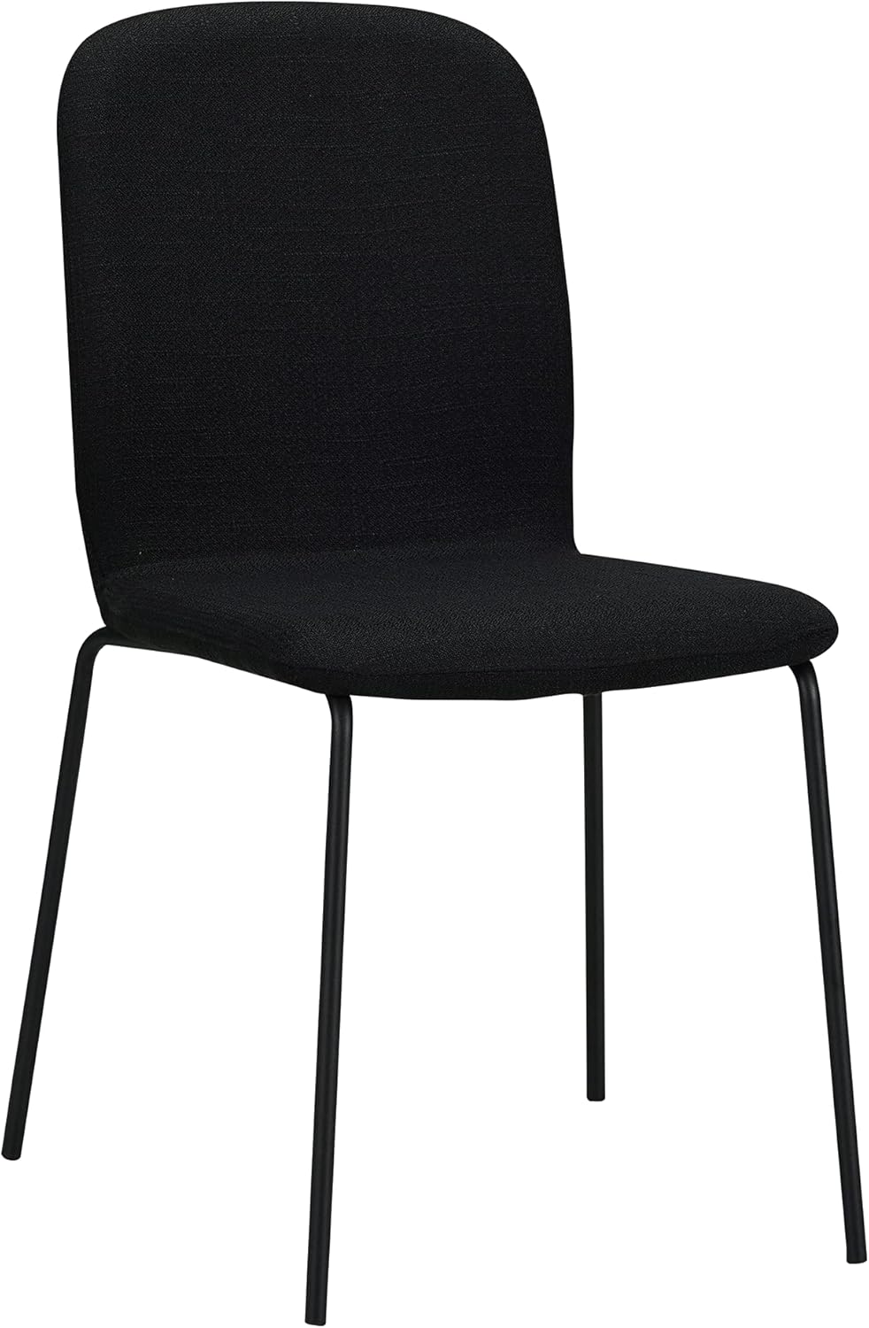 ALBATROS Esszimmerstühle 4er Set ENNA, schwarz - stapelbar, bequemer Polsterstuhl - Eleganter Küchenstuhl, Stuhl Esszimmer oder Esstisch Stuhl, Konferenzstuhl