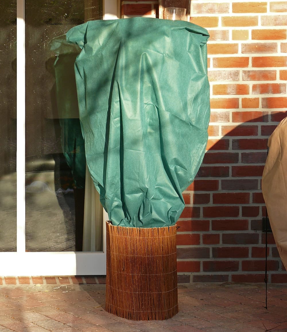 Winterschutz Mega Vlieshaube XL dunkelgrün