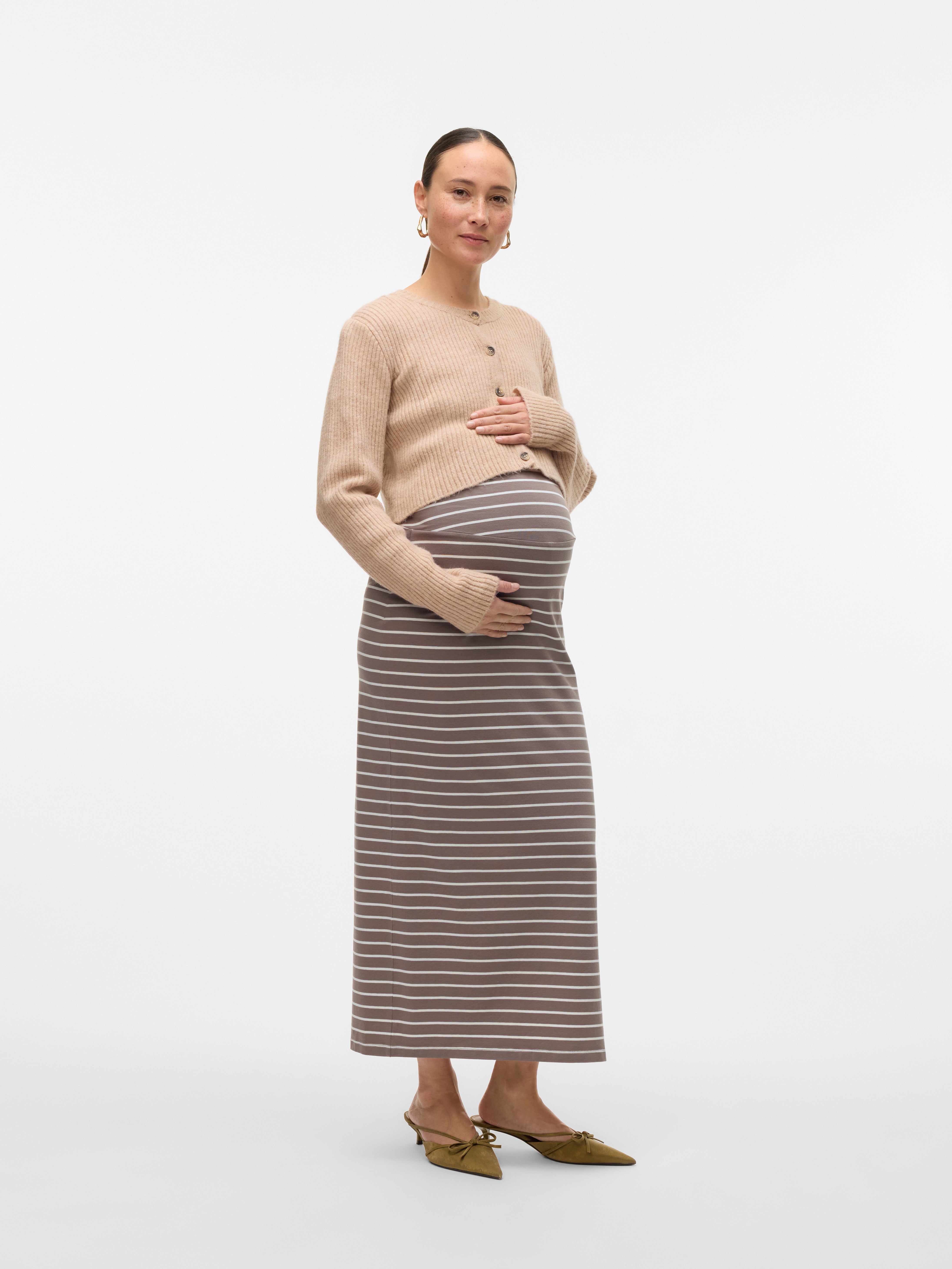 High waist Lange rok