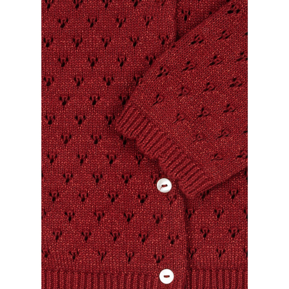 Køb Konges Sløjd Red Dahlia Holiday Strik Cardigan