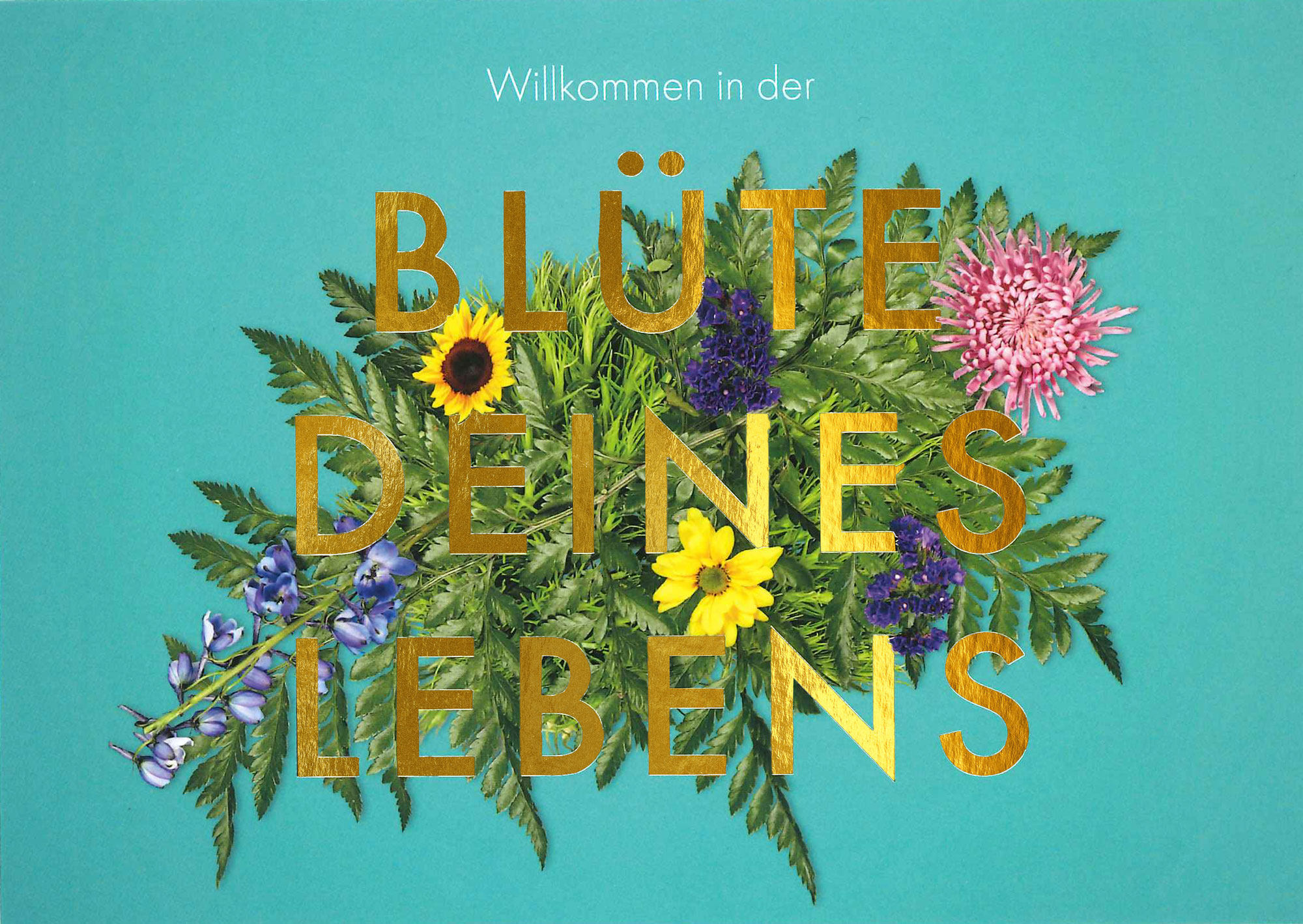 Postkarte 'Blüte deines Lebens' günstig bestellen