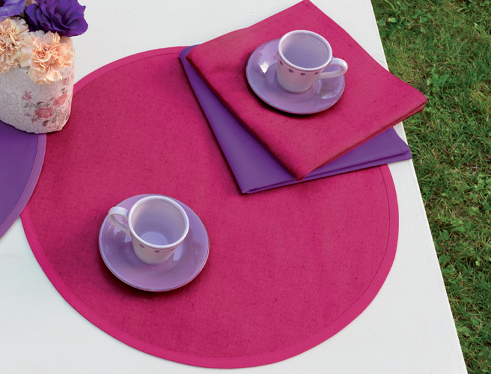 Lot de 2 sets de table-Herbe en fleurs