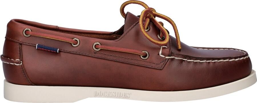 Sebago Docksides Portland Leather Bootschoenen Bruin Man