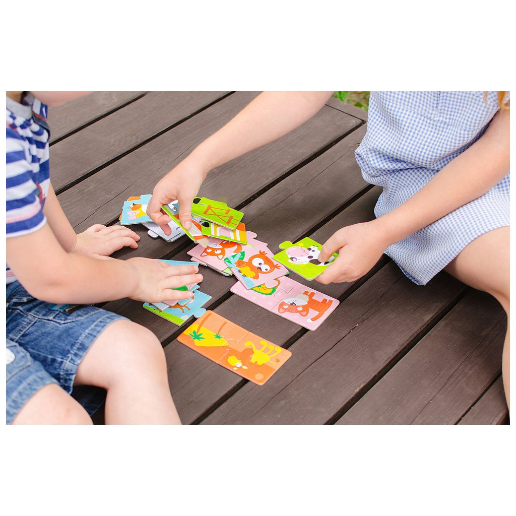 dodododo   Duo Puzzle 12er Pack Haustiere