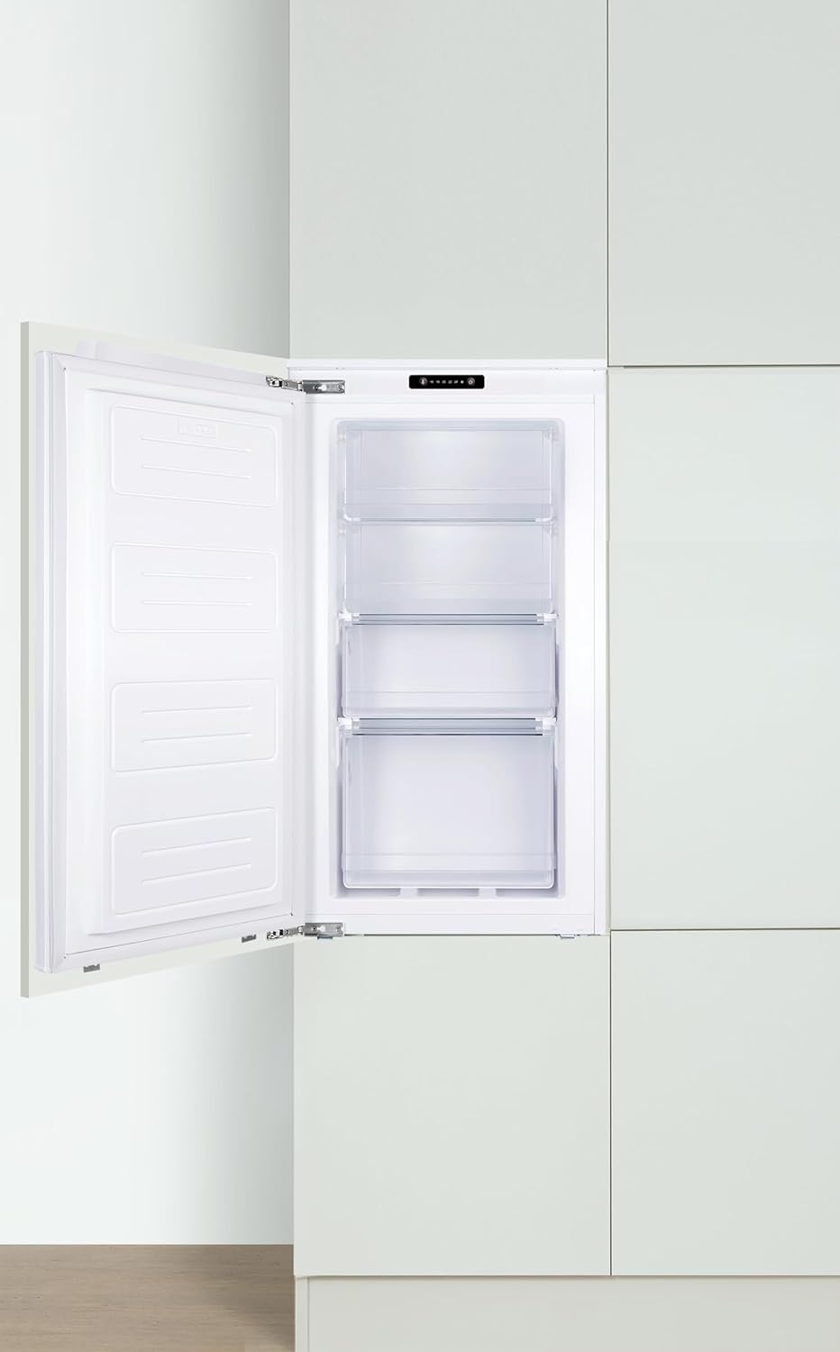Amica EGS 16183-1 / Gefrierschrank / 880 mm Nische/Festtür-Technik/FrostControl/elektronische Steuerung / 4 Gefrierschubfächer/Inverter-Motor