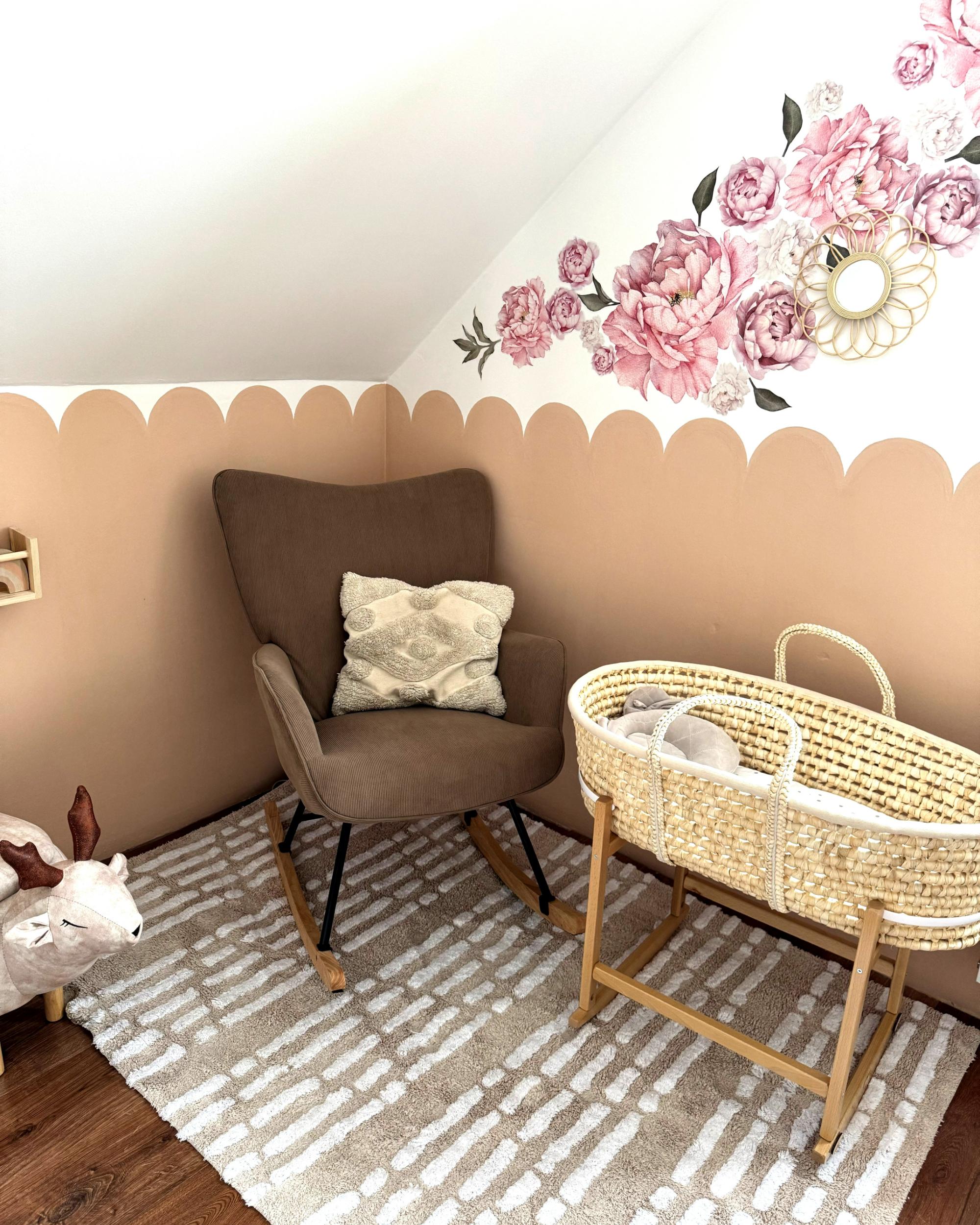 Schommelstoel ARSET Corduroy Taupe