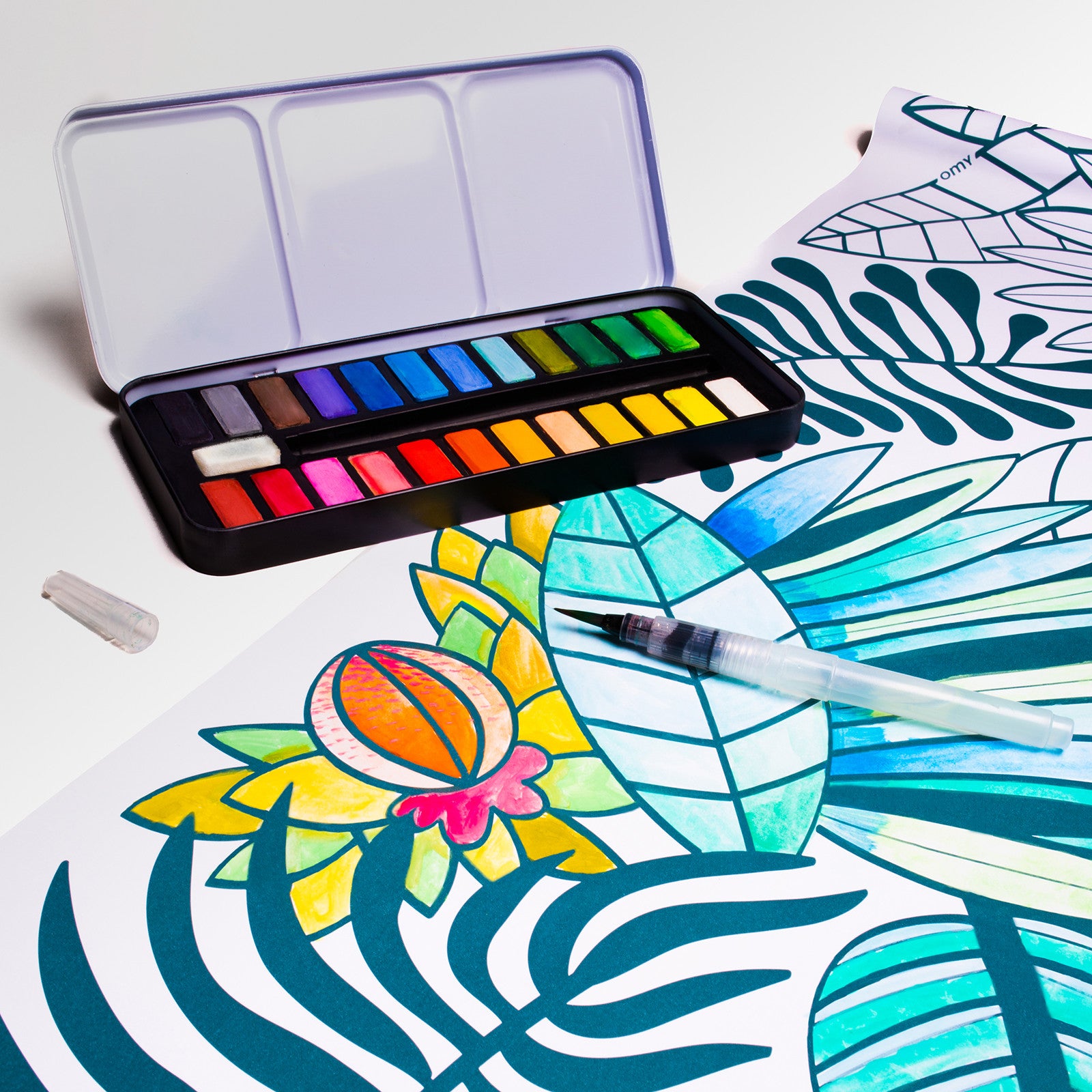 Wasserfarben-Set aquarelle