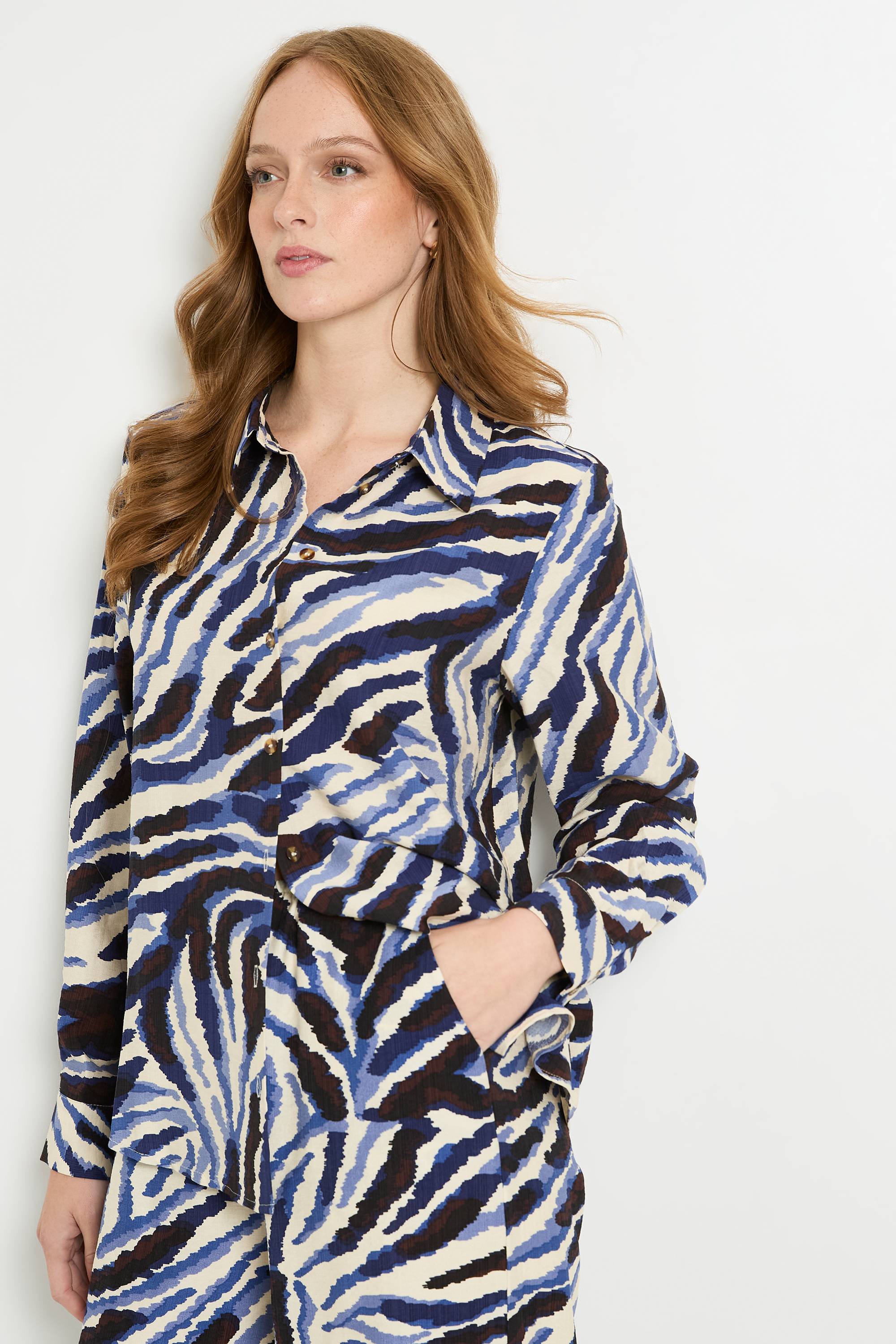 Wallis Ensemble Coordonné Chemise À Imprimé Abstrait
